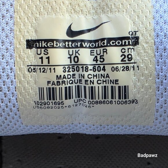 ❤️️SOLD!!!❤️ Men’s 11  Nike Air Max 90 ‘Team Red’ Running Shoes 325018-604 - Picture 7 of 8